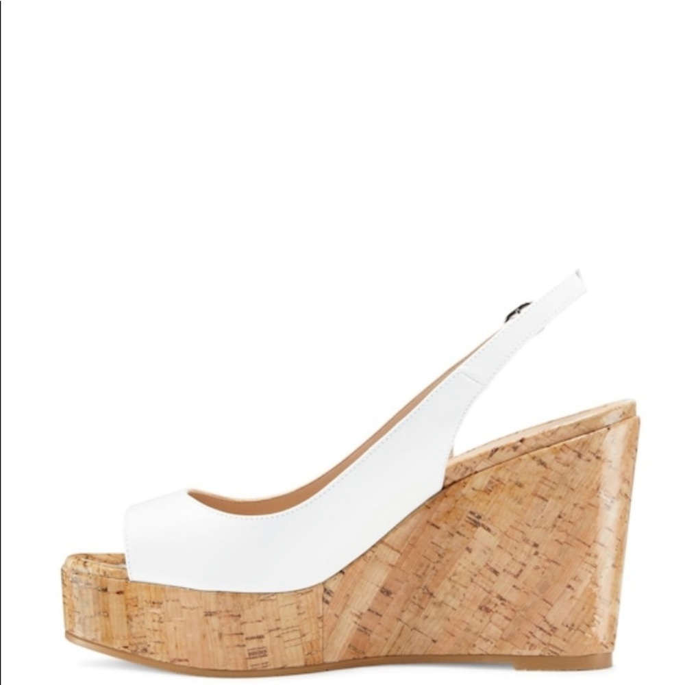 Stuart Weitzman NEW Riviera Slingback Platform Wedge Sandals 11.5 resort vacay - Picture 2 of 6